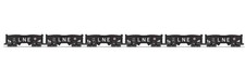 MTH Premier 20-90676 (6-PACK) Lehigh New England 2-Bay Offset Coal Hopper LNE  O picture