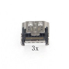 3 Pcs PS5 HDMI Port Socket Connector Replacement Part Playstation 5 Interface picture