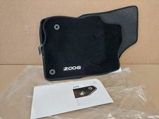 Peugeot 2008 Front and Rear Velour Carpet Mat Set 1609551480 2013-2019 Genuine picture