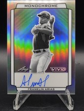 2025 Leaf Vivid Monochrome Franklin Arias Auto 8/10 Mint RC picture