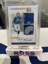 2019 Panini Impeccable Elegance T.J. Hockenson #121 RPA 20/25 Dual Parch RC picture