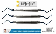 Wise Lucas Curette Dental/Surgical Bone Curettes Serrated Set of 3PCS. picture