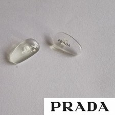 Replacement Screw-in Nose Pads for PRADA Eyeglasses/Sunglasses W/ Screws silver picture