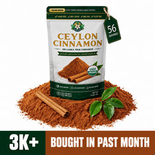 True Ceylon Cinnamon Powder from Sri Lanka 4 oz, Pure USDA Organic picture