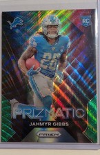 2023 Panini Prizm - Prizmatic Jahmyr Gibbs #20 Green Prizm (RC) picture