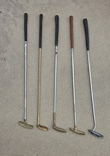 Vintage Acushnet Bullseye Putters Lot Brass 5 Total Slazenger picture
