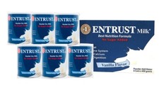 6 Packs - Entrust Milk Nutrition Formula No Sugar Added Powder - Sữa Bột Entrust picture