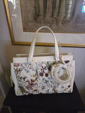 MELLOW WORLD, WHITE FLORAL STELLEN BAG, BEAUTIFUL NWTAGS picture