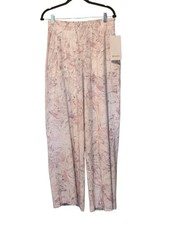 lululemon athletica White and Light Pink Patterned Track Pants picture
