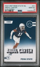 PSA 10 Abdul Carter College Colors SP 2024 OnIt Penn State  NY Giants Rookie picture