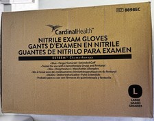 Cardinal Health Large Blue .4ml Nitrile Gloves 1000ct Case 10 Boxes Of 100 picture