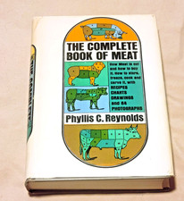 Vintage 1963 The Complete Book of Meat by Phyllis Reynolds Hardcover DJ 1st Ed. picture