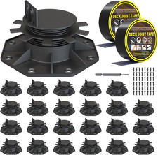 24-Pack Adjustable Deck Support Pedestals, 1.18