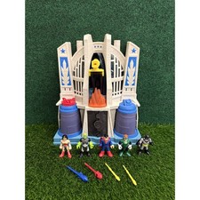 Imaginext DC Super Friends Hall of Justice League Playset w/ Action Figures picture