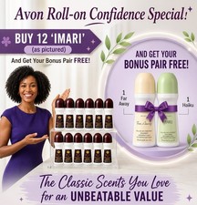 12+2 FREE Avon Imari Roll On Antiperspirant Deodorant 24 Hour Protection picture