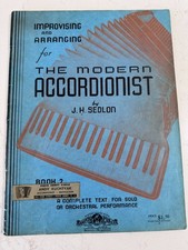 1938 J H Sedlon Modern Accordionist Book 2 Improvising Arranging Vintage picture