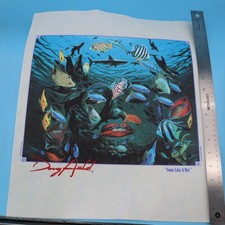 RARE Vintage MARILYN MONROE 18x15 Felt Type Large DOUG AULD Art SERIGRAPHIA 1992 picture