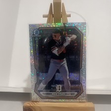 2026 Bowman Chrome Max Clark Chrome Prospects Speckle Refractor /299 Tigers picture