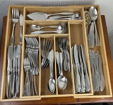 Vintage 128 Piece Oneida Community Paul Revere Flatware Set PLUS EXTRAS picture