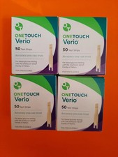 200 count (50x4) One Touch Verio Blood Glucose Test Strips  Exp 10/26+FREE SHIP picture