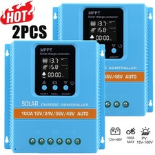 2 X 4800W 100A MPPT Solar Charge Controller 12V/24V/36V/48V Battery PV Regulator picture