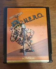 H.E.R.O. Atari 2600 Hero Activision Video Arcade Game Cartridge Vintage 1984 picture