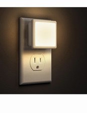 L LOHAS LED Night Lights Plug into Wall 2-Pack, 0.3W Plug in Night Light, Dusk picture