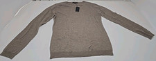 GNW Women's Luxury XL Sweater Oatmeal Brown Cashmere/SuperFine Merino Wool picture