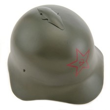 Russian M36 SSh-36 World War Two Helmet with Hammer and Sickle picture