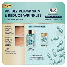 RoC Multi Correxion Hydrate Plump Night Serum Capsules with Hyaluronic Acid 50ct picture
