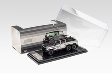 1:64 *SHADOW PRO* GUN METAL SHARK Land Rover Defender 6x6 Pickup *NIB* picture