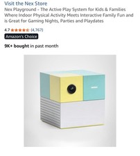 Nex Playground Interactive Active Indoor Play System w/ Remote & Power Adapter picture