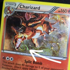 MOUTH HD GALAXY SWIRL Charizard 19/113 Legendary Treasures Cosmos Pokemon Card picture