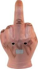 Middle Finger Funny Head Mask Costume Party Prop Adult Middle Finger picture