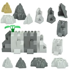 ☀️New Rock Pieces Burp & Lurp Parts Mountain Wall 6082 6083 23996 47847 for Lego picture