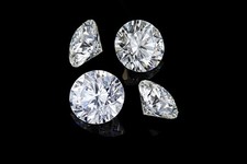 Natural Brilliant Cut Diamonds Clarity: SI1 Color: G - 1.75mm (0.02ct) - 4 pc picture