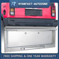 Silver Rear Tailgate License Plate Pocket Panel For Hummer H2 2003-2005 15135441 picture
