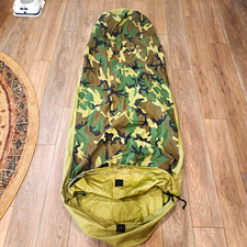 Genuine USGI Military Woodland Camo Gore-Tex Bivy Cover MSS Sleep System Regular picture