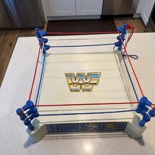 Vintage 1985 LJN WWF Wrestling Ring Superstars Sling Em Fling Em LJN Toys picture