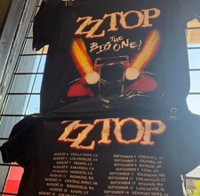 ZZ Top The Big On Tour 2026 North America Tour T-Shirt Unisex All Sizes picture