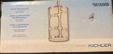 Kichler Sabine Mini Pendant Brushed Nickel 4.25 X 4.25 X 7.8 in #0616006 picture