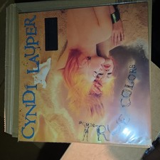 NOS Cyndi Lauper True Colors Vinyl Record LP Album - SEALED picture