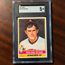 Topps 1976 Nolan Ryan #330 California Angels SGC 5 Graded Baseball Card picture