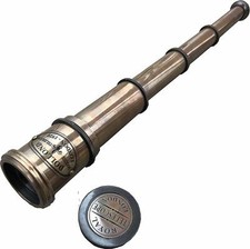 NAUTICAL MARITIME TELESCOPE MARINE ANTIQUE BRASS PIRATE SPYGLASS VINTAGE SCOPE picture