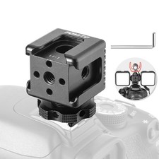 Fomito LX-3 3-Head Cold Shoe Mount with 1/4