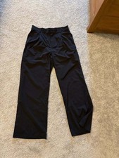Vuori Black Pleated Wide Leg Pants - Women's L picture