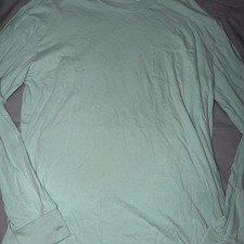 Pacsun Men's Green and Blue Shirt picture