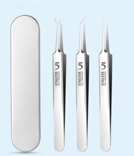 German Ultra-fine No.5 Cell Pimples Blackhead Clip Tweezers Special Needle Tools picture
