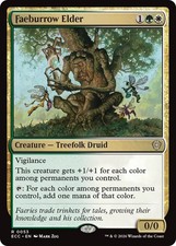 MTG Faeburrow Elder [Lorwyn Eclipsed Commander] Near Mint Magic picture