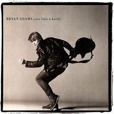BRYAN ADAMS Cuts Like a Knife BANNER HUGE 4X4 Ft Fabric Poster Flag album cover picture